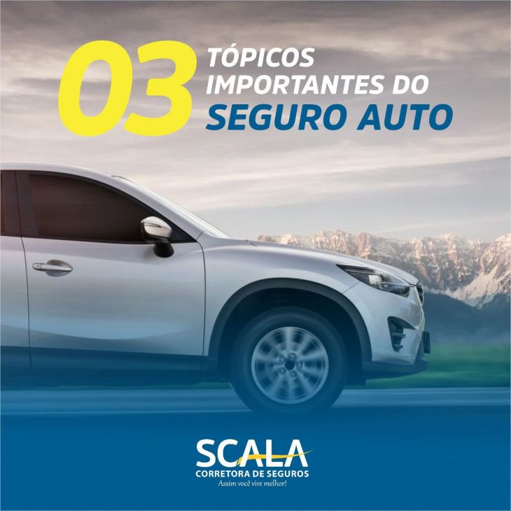 3 tópicos importantes do Seguro Auto